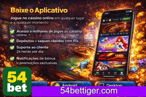 Aplicativo móvel 54BET para iOS e Android